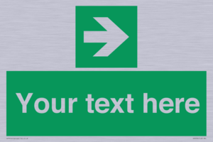 Custom Arrow Right Sign